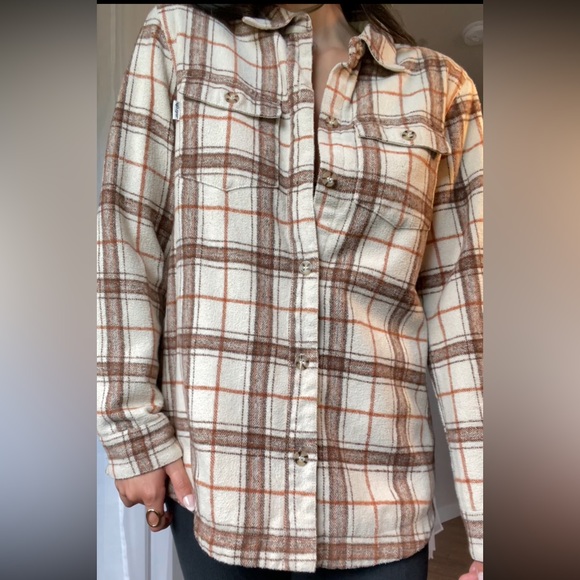 Rhythm wool flannel button down - Picture 3 of 4